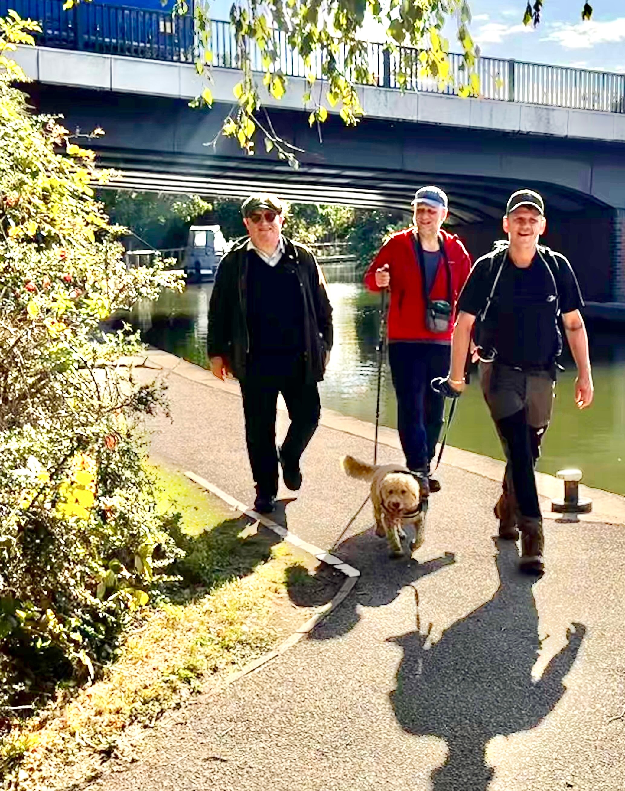 Ian, Paul, Woody and Marc arrive back in Banbury