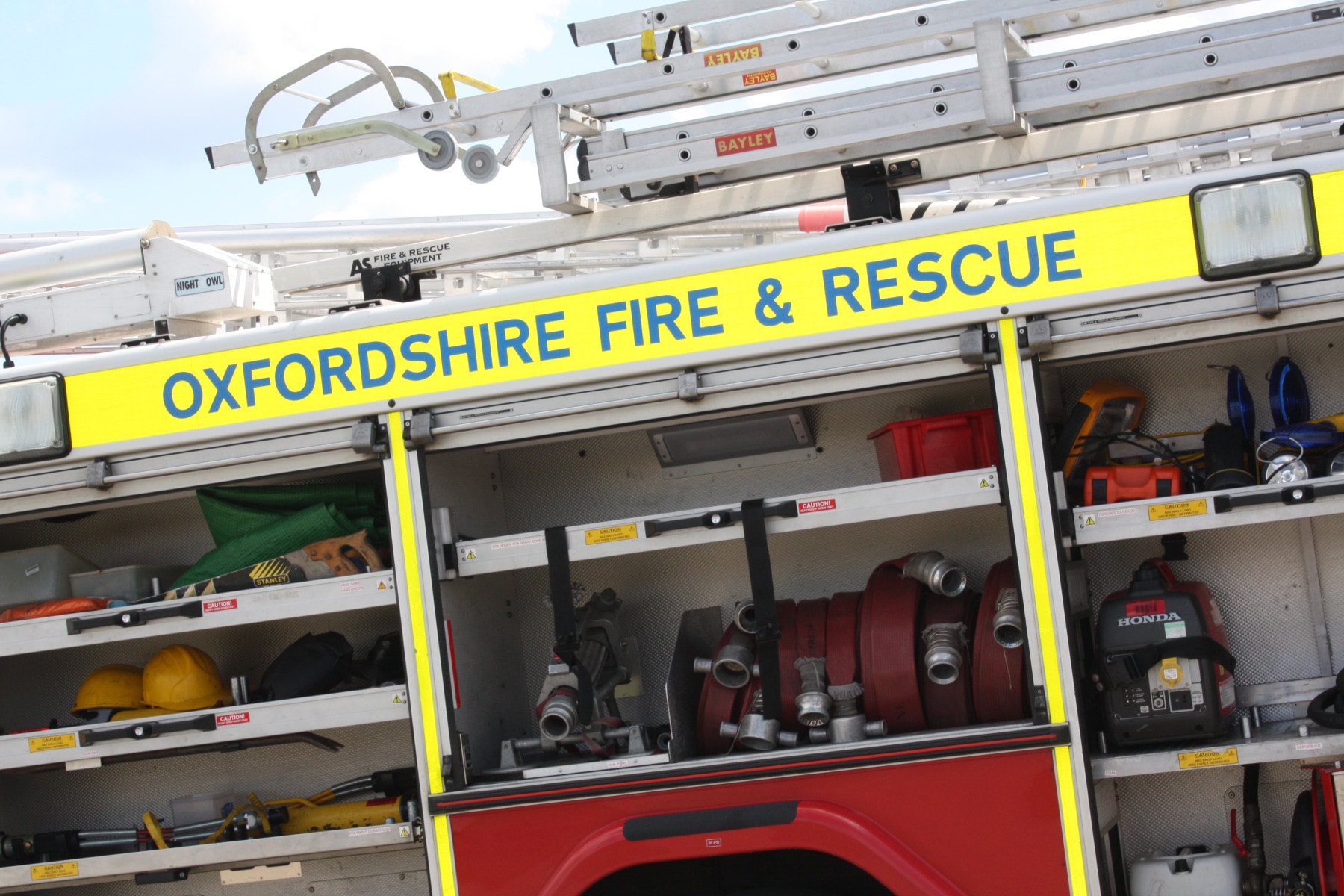 Oxfordshire Fire and Rescue equipment